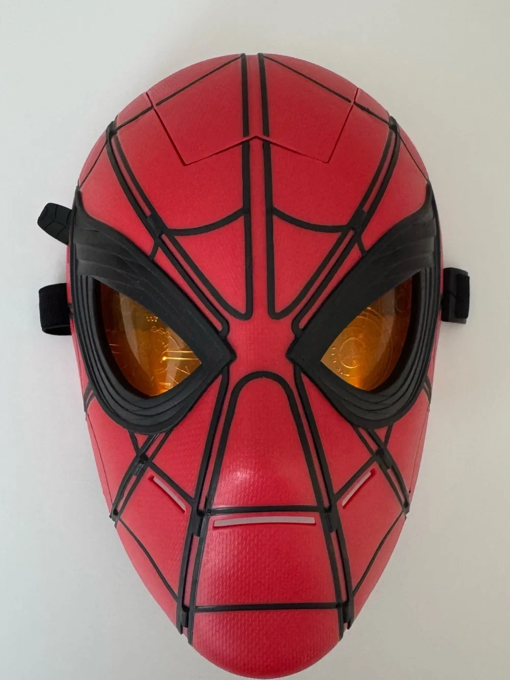 Spiderman Superhero Mask with Amber Lenses